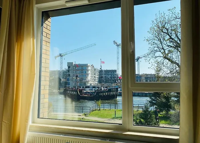 S&s Chlebova Z Widokiem Na Rzeke Motlawe, Stare Apartmán Gdaňsk